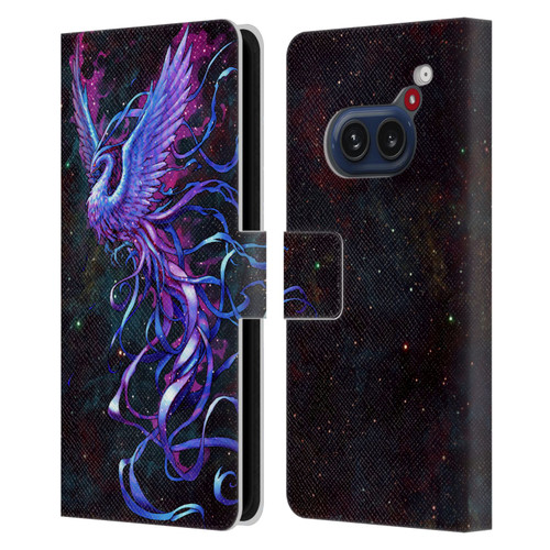 Christos Karapanos Mythical Phoenix Leather Book Wallet Case Cover For Nothing Phone (2a)