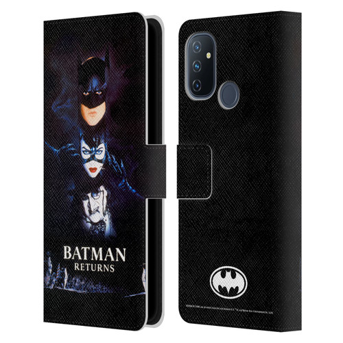Batman Returns Key Art Poster Leather Book Wallet Case Cover For OnePlus Nord N100