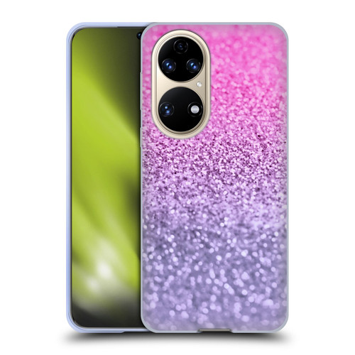 Monika Strigel Glitter Collection Lavender Pink Soft Gel Case for Huawei P50