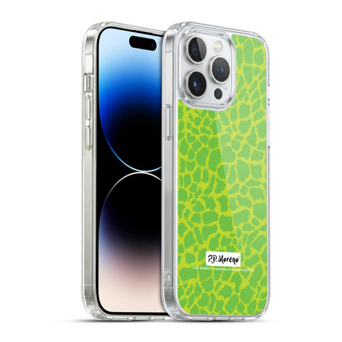 P.D. Moreno Patterns Lime Green Soft Gel Case for Apple iPhone 14 Pro Max & MagSafe