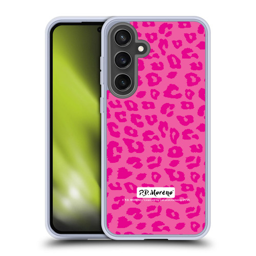 P.D. Moreno Patterns Pink Leopard Soft Gel Case for Samsung Galaxy S24 FE