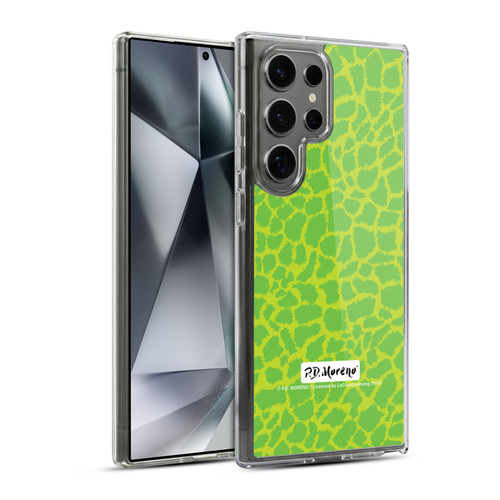 P.D. Moreno Patterns Lime Green Soft Gel Case for Samsung Galaxy S24 Ultra 5G & MagSafe