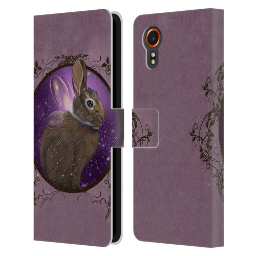 Ash Evans Animals Rabbit Leather Book Wallet Case Cover For Samsung Galaxy Xcover7 5G
