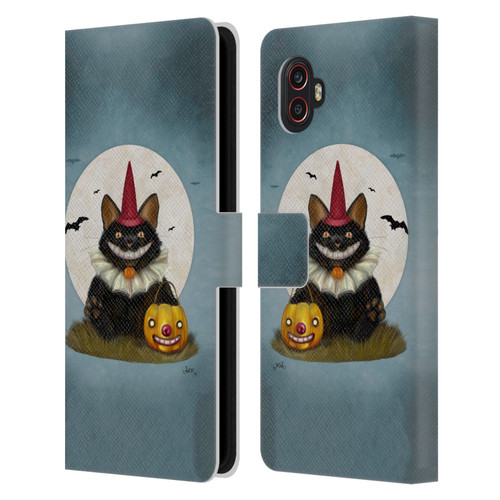 Ash Evans Black Cats 2 Party Cat Leather Book Wallet Case Cover For Samsung Galaxy Xcover6 Pro/Pro2