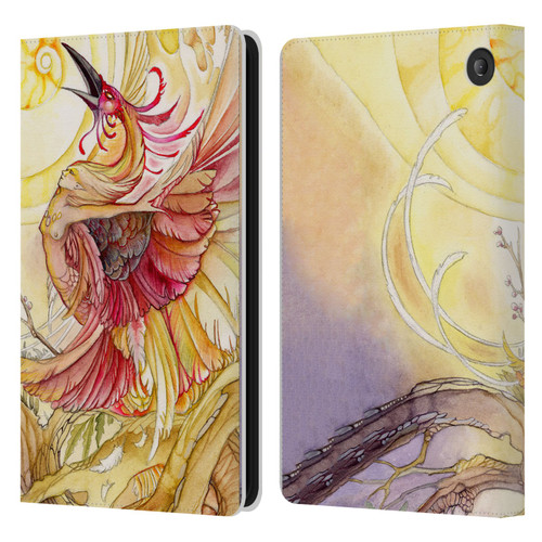 Stephanie Law Art Phoenix Leather Book Wallet Case Cover For Amazon Fire 7 2022
