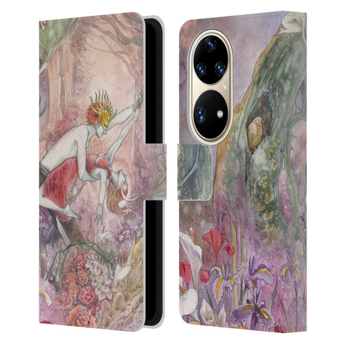 Stephanie Law Art Love Leather Book Wallet Case Cover For Huawei P50 Pro