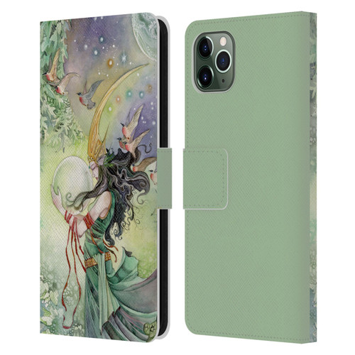 Stephanie Law Art World Leather Book Wallet Case Cover For Apple iPhone 11 Pro Max