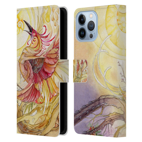 Stephanie Law Art Phoenix Leather Book Wallet Case Cover For Apple iPhone 13 Pro Max