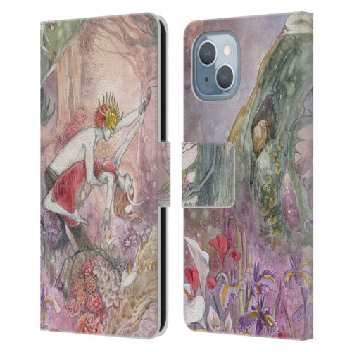 Stephanie Law Art Love Leather Book Wallet Case Cover For Apple iPhone 14