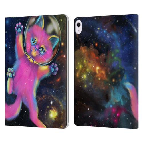 Ash Evans Graphics Lost In Space Leather Book Wallet Case Cover For Apple iPad Air 13 2024