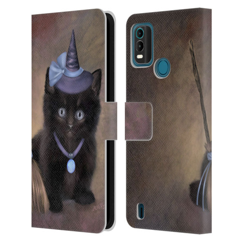 Ash Evans Graphics Broomstick Leather Book Wallet Case Cover For Nokia G11 Plus