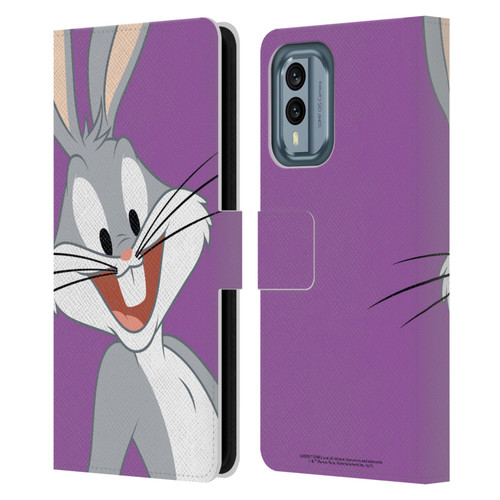 Looney Tunes Characters Bugs Bunny Leather Book Wallet Case Cover For Nokia X30