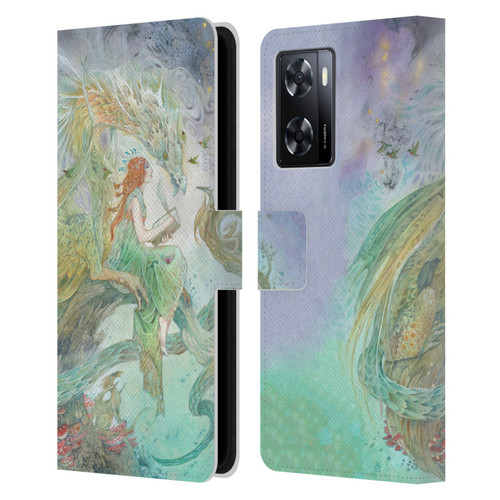 Stephanie Law Art Transcribing The Wind Leather Book Wallet Case Cover For OPPO A57s