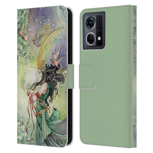 Stephanie Law Art World Leather Book Wallet Case Cover For OPPO Reno8 4G