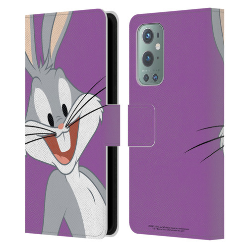 Looney Tunes Characters Bugs Bunny Leather Book Wallet Case Cover For OnePlus 9