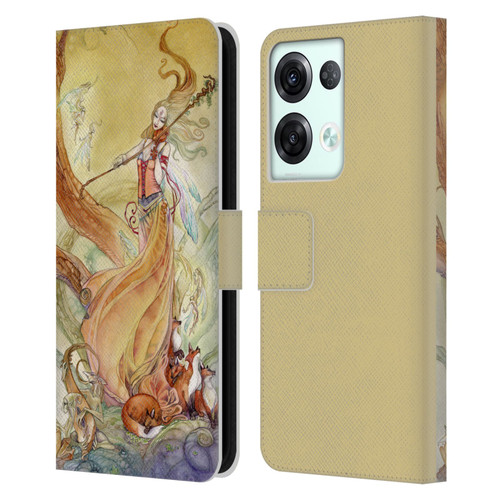 Stephanie Law Art Violin Leather Book Wallet Case Cover For OPPO Reno8 Pro