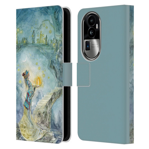 Stephanie Law Art Festival Night Leather Book Wallet Case Cover For OPPO Reno10 Pro+