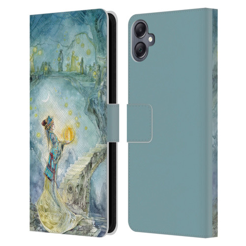 Stephanie Law Art Festival Night Leather Book Wallet Case Cover For Samsung Galaxy A05