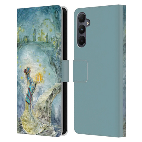 Stephanie Law Art Festival Night Leather Book Wallet Case Cover For Samsung Galaxy A05s