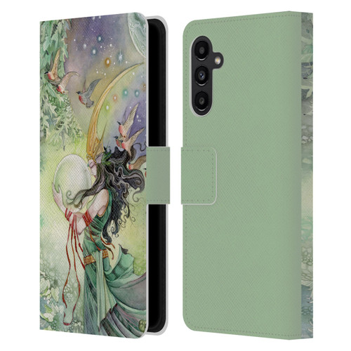 Stephanie Law Art World Leather Book Wallet Case Cover For Samsung Galaxy A13 5G (2021)