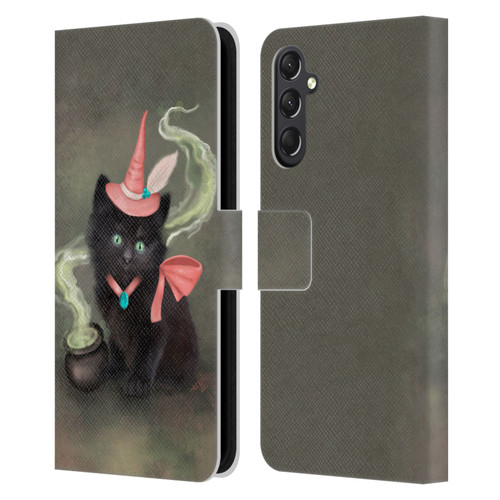 Ash Evans Graphics Familiar Spell Leather Book Wallet Case Cover For Samsung Galaxy A24 4G / M34 5G