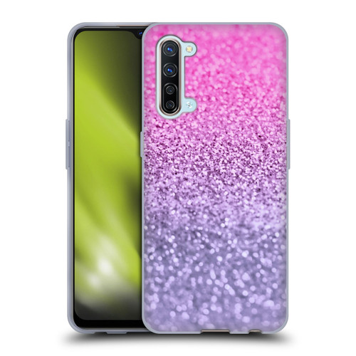 Monika Strigel Glitter Collection Lavender Pink Soft Gel Case for OPPO Find X2 Lite 5G