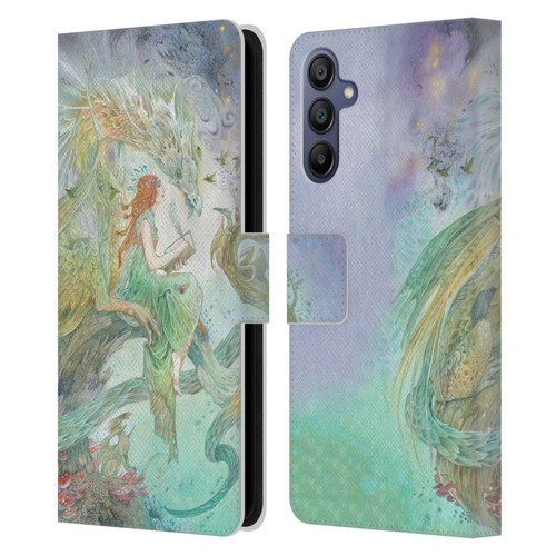 Stephanie Law Art Transcribing The Wind Leather Book Wallet Case Cover For Samsung Galaxy A15
