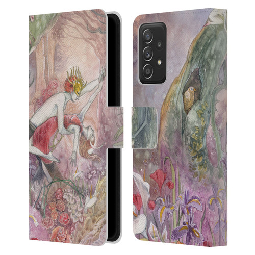 Stephanie Law Art Love Leather Book Wallet Case Cover For Samsung Galaxy A52 / A52s / 5G (2021)