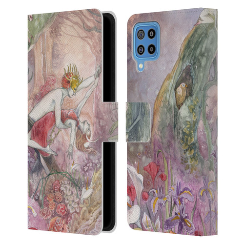 Stephanie Law Art Love Leather Book Wallet Case Cover For Samsung Galaxy F22 (2021)