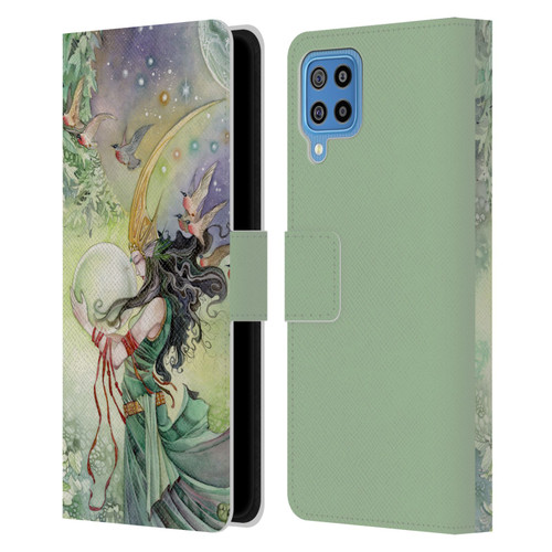 Stephanie Law Art World Leather Book Wallet Case Cover For Samsung Galaxy F22 (2021)
