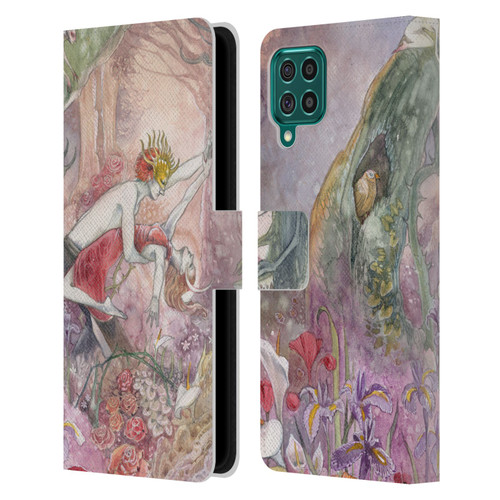 Stephanie Law Art Love Leather Book Wallet Case Cover For Samsung Galaxy F62 (2021)