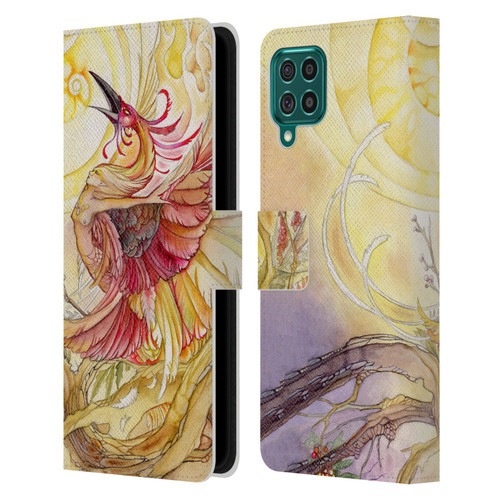 Stephanie Law Art Phoenix Leather Book Wallet Case Cover For Samsung Galaxy F62 (2021)
