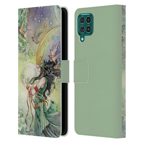 Stephanie Law Art World Leather Book Wallet Case Cover For Samsung Galaxy F62 (2021)