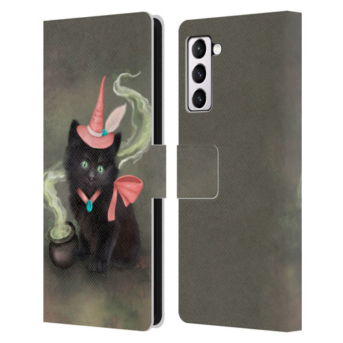 Ash Evans Graphics Familiar Spell Leather Book Wallet Case Cover For Samsung Galaxy S21+ 5G