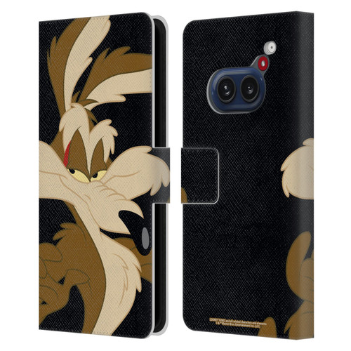 Looney Tunes Characters Wile E. Coyote Leather Book Wallet Case Cover For Nothing Phone (2a)