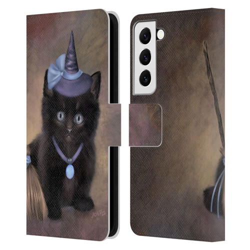 Ash Evans Graphics Broomstick Leather Book Wallet Case Cover For Samsung Galaxy S22 5G