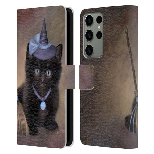 Ash Evans Graphics Broomstick Leather Book Wallet Case Cover For Samsung Galaxy S23 Ultra 5G