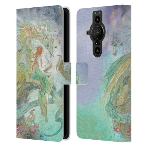 Stephanie Law Art Transcribing The Wind Leather Book Wallet Case Cover For Sony Xperia Pro-I
