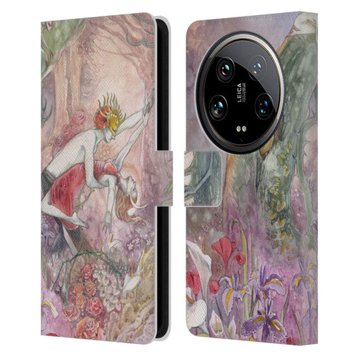 Stephanie Law Art Love Leather Book Wallet Case Cover For Xiaomi 14 Ultra