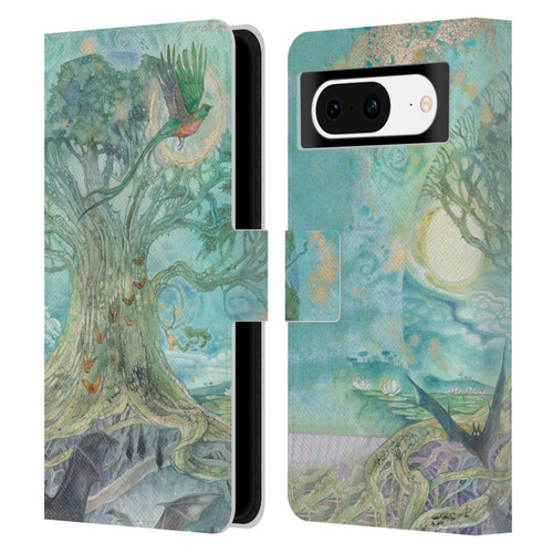 Stephanie Law Graphics Tree Leather Book Wallet Case Cover For Google Pixel 8