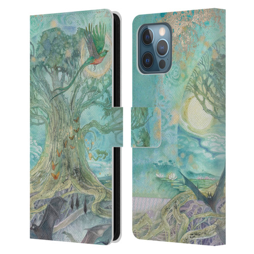 Stephanie Law Graphics Tree Leather Book Wallet Case Cover For Apple iPhone 12 Pro Max