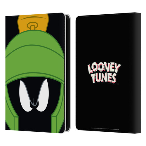 Looney Tunes Full Face Marvin The Martian Leather Book Wallet Case Cover For Amazon Kindle Paperwhite 5 (2021)