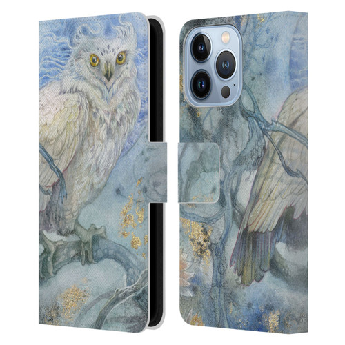 Stephanie Law Graphics Owl Leather Book Wallet Case Cover For Apple iPhone 13 Pro