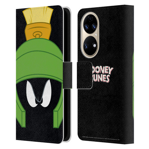 Looney Tunes Full Face Marvin The Martian Leather Book Wallet Case Cover For Huawei P50