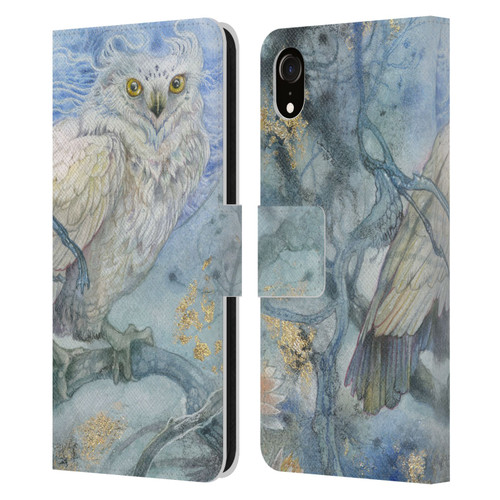 Stephanie Law Graphics Owl Leather Book Wallet Case Cover For Apple iPhone XR