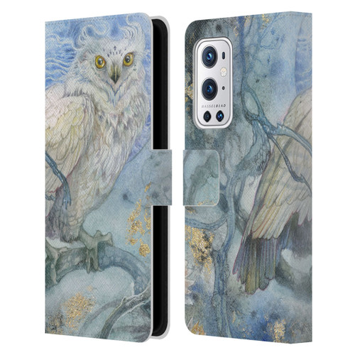Stephanie Law Graphics Owl Leather Book Wallet Case Cover For OnePlus 9 Pro