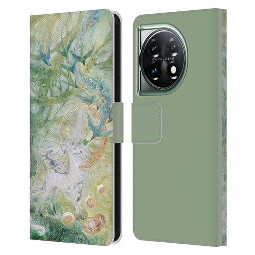 Stephanie Law Graphics Meeting Leather Book Wallet Case Cover For OnePlus 11 5G