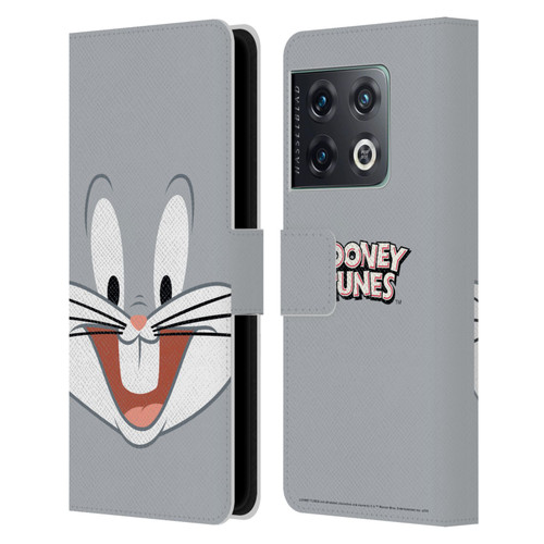 Looney Tunes Full Face Bugs Bunny Leather Book Wallet Case Cover For OnePlus 10 Pro