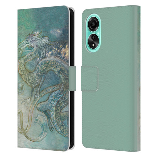 Stephanie Law Graphics Dragon Leather Book Wallet Case Cover For OPPO A78 4G