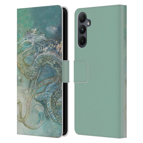 Stephanie Law Graphics Dragon Leather Book Wallet Case Cover For Samsung Galaxy A05s